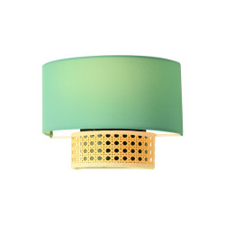 Аплик NISYROS зелен 25см диаметър